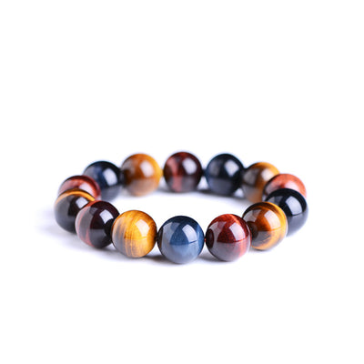 Pulsera de Ojo de Tigre con Cuentas Buda - Cristal Natural - Image 7