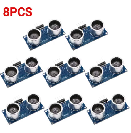 Sensor Ultrasónico HC-SR04 con Carcasa Metálica para Medición de Distancia - Image 2