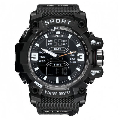 Reloj Deportivo Electrónico para Niños con Pantalla Luminosa Negro - Image 6
