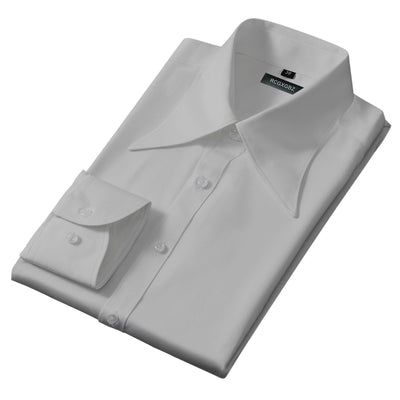 Camisa Business Casual Manga Larga Slim Fit Cuello Italiano Hombre - Image 4