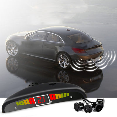 Sensor de Estacionamiento LED Lunar con 4 Sondas y Alarma Sonora