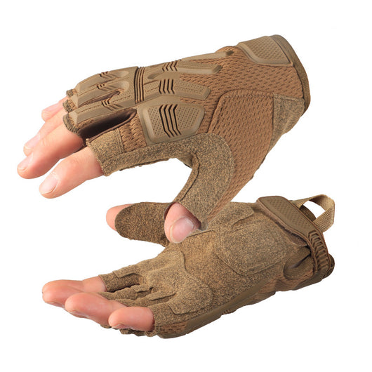 Guantes Tácticos Deportivos Mitad Dedo - Agarre Antideslizante para Montaña y Fitness - Image 5