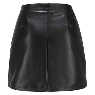 Falda de Cuero Elástico para Mujer - Image 13