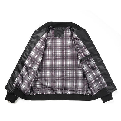 Chaqueta de Cuero para Hombre Primavera Otoño - Image 14