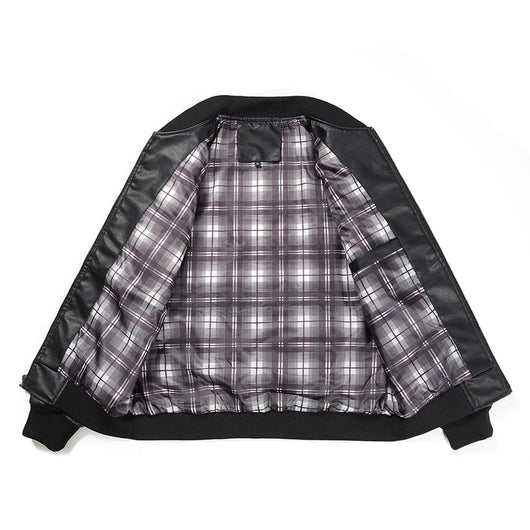 Chaqueta de Cuero para Hombre Primavera Otoño - Image 14