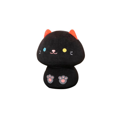 Cojín de Peluche Suave con Diseño de Gato Negro, Vaca y Rana - Image 7