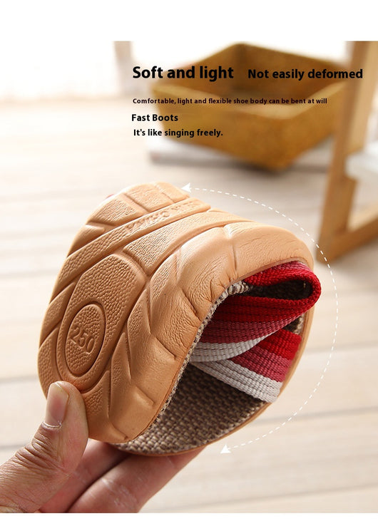 Pantuflas de Lino para Pareja - Cómodas para Casa con Suela Gruesa - Image 20