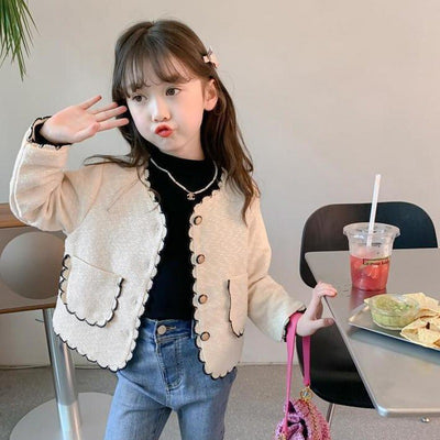 Abrigo para Niña Estilo Western Chanel - Image 6