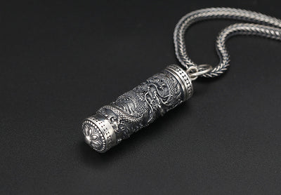 Dije Buda Plata 925 Patrón Dragón Tenglong - Colgante Espiritual Artesanal - Image 16