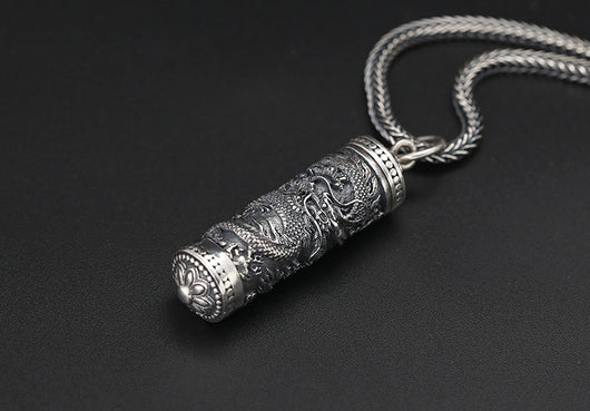 Dije Buda Plata 925 Patrón Dragón Tenglong - Colgante Espiritual Artesanal - Image 16