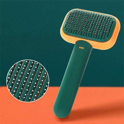 Cepillo Desmudante de Acero Inoxidable para Perros y Gatos con Masaje - Image 6