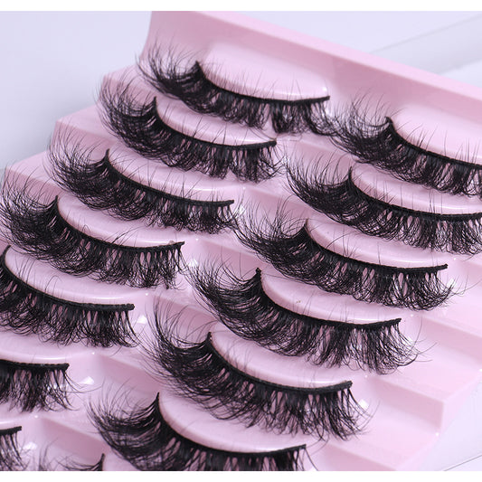 10 Pares de Pestañas Rizadas Naturales Voluminosas - Image 2
