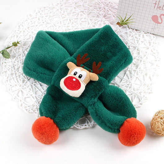 Babero Navideño Infantil con Pelaje Sintético de Conejo - Diseño Cartoon Unisex - Image 13