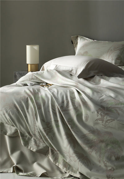 Juego de Cama Jacquard Algodón Puro Estilo Retro Americano 4 Piezas - Image 34