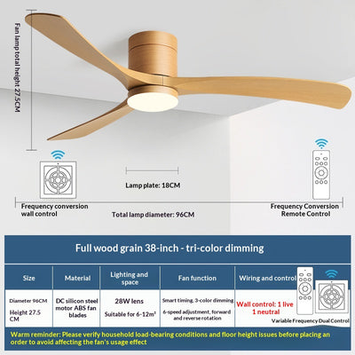 Ventilador de Techo con Luz Integrada Moderno y Minimalista - Image 30