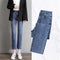 Pantalón Recto de 9 Puntos Casual Tipo Cigarrillo
