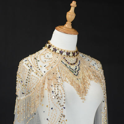 Chal de Moda Elegante con Borlas Tejidas a Mano - Image 4