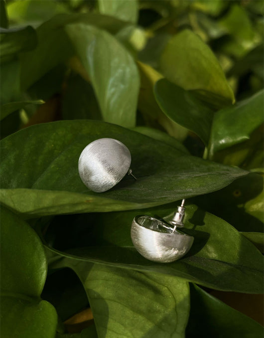 Aretes de Plata S925 Acabado Satinado - Lujo Accesible y Versátil - Image 23