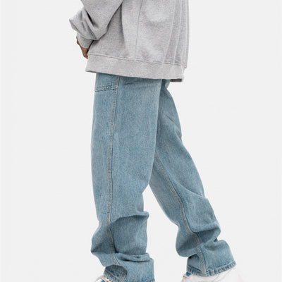 Jeans Vintage Holgados de Pierna Ancha para Hombre - Image 4