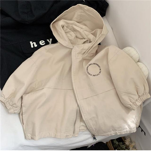 Chaqueta Impermeable Letras Infantil Unisex - Image 9