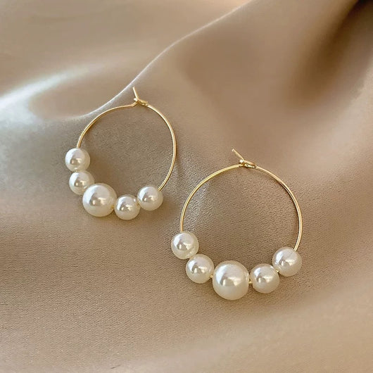 Aretes de Aro Perla Gracia - Tendencia Viral de Influencers