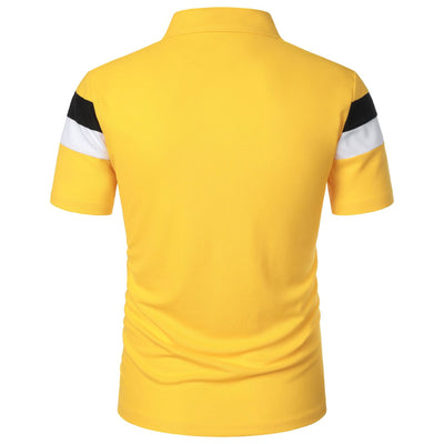 Camiseta Deportiva Hombre Rayas Pecho Contraste - Image 30
