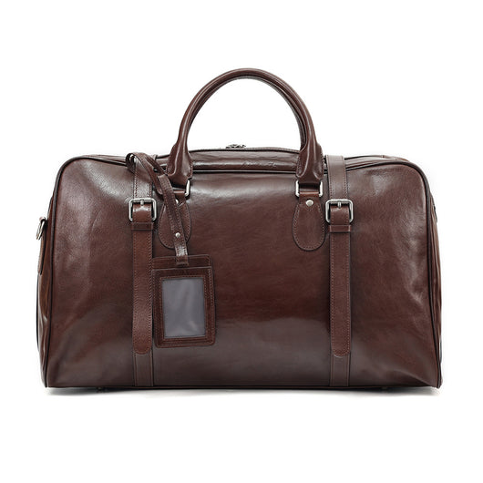 Bolsa de Viaje Ejecutiva de Cuero Estilo Retro - Gran Capacidad - Image 6