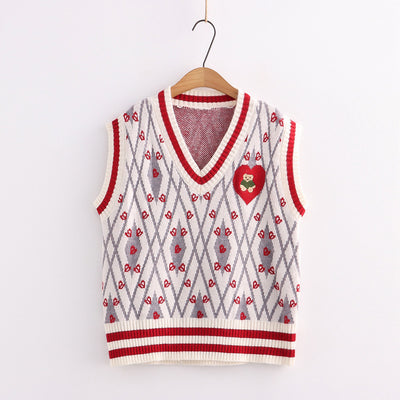 Cardigan Holgado Estilo Universitario para Mujer - Image 46