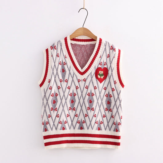 Cardigan Holgado Estilo Universitario para Mujer - Image 46