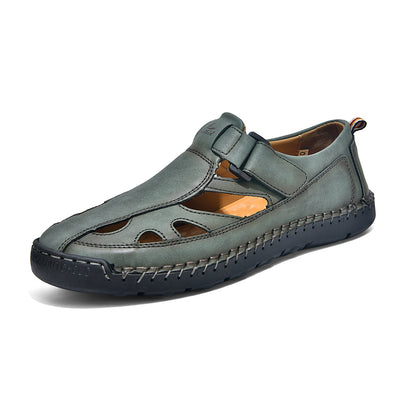 Sandalias Cerradas Tejidas a Mano para Hombre - Transpirables y Cómodas - Image 7