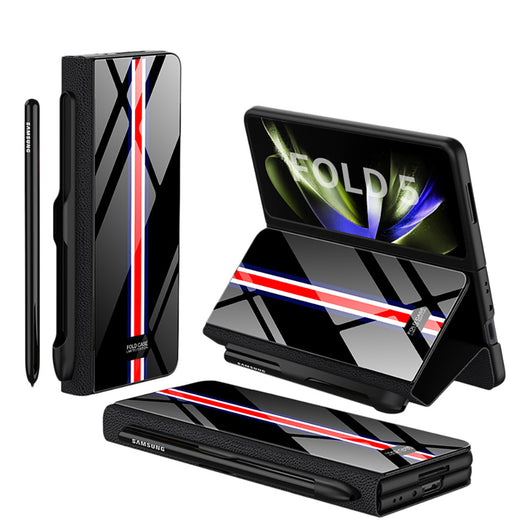 Funda de Cristal Protectora para Galaxy Z Fold5 - Diseño Flip Creativo - Image 28