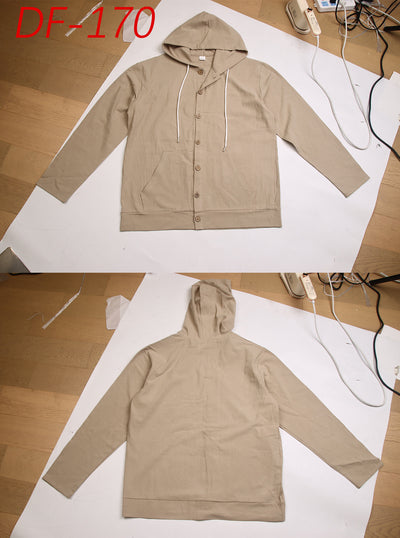 Camisa de Lino Holgada para Hombre - Minimalista de Manga Larga - Image 17