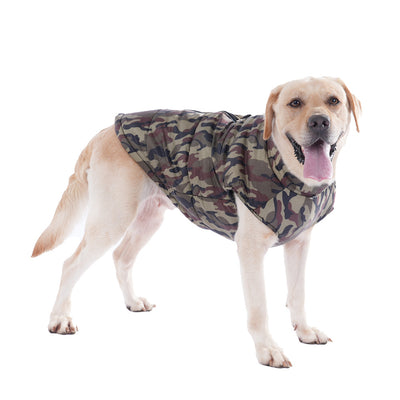 Abrigo Térmico Camuflado para Perros - Ropa de Invierno Acolchada - Image 3