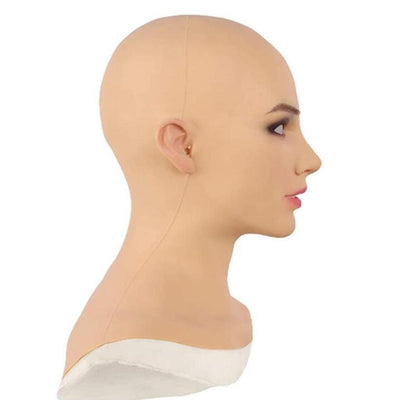 Máscara Calva de Látex Premium para Disfraz de Halloween - Image 2