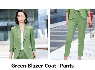 Blazer Casual para Mujer con Mangas Tres Cuartos - Image 11