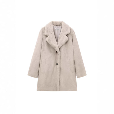 Abrigo de Piel Sintética Efecto Urbano - Estilo Crossborder para Mujer - Image 2