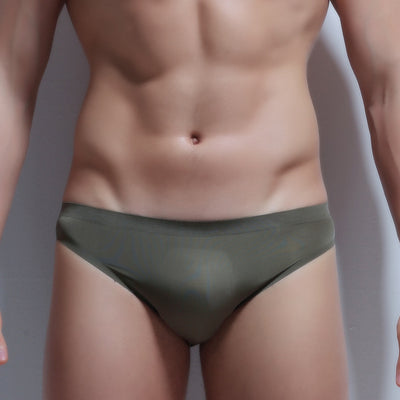 Calzoncillos Triangle sin Costuras Ice Silk para Hombre - Transpirables y Invisibles - Image 3