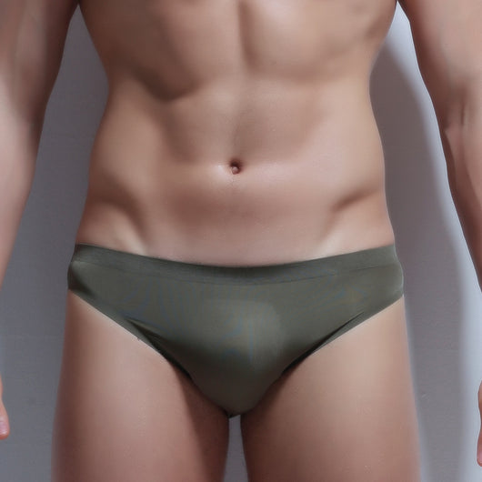 Calzoncillos Triangle sin Costuras Ice Silk para Hombre - Transpirables y Invisibles - Image 3