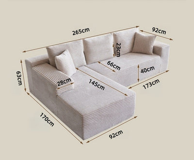 Sofá Minimalista Moderno sin Instalación - Confort para tu Sala - Image 12