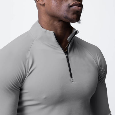 Playera Deportiva de Cuello Alto con Cierre Medio para Entrenamiento - Image 27