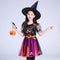 Disfraz de Bruja Infantil Completo - Falda, Sombrero y Accesorios Halloween