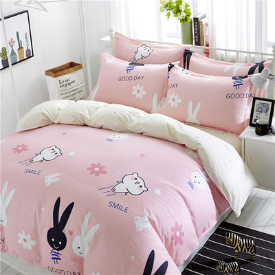 Juego de Cama Algodón Twill Estampado de 4 Piezas - Image 4