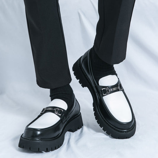 Zapatos Casuales de Cuero con Plataforma para Hombre - Image 2