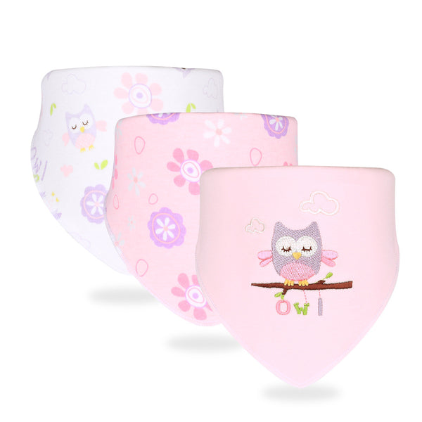 Pañuelos Absorbentes de Algodón para Bebé con Estampados Adorables