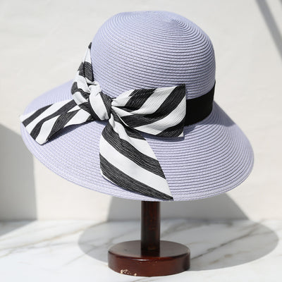 Sombrero de Playa Plegable con Moño
