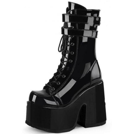 Botas Platform Gothic de Talla Grande para Mujer - Estilo Alternativo - Image 9