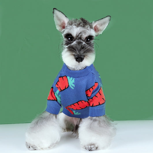 Suéter Térmico para Perros y Gatos con Diseño de Zanahoria - Abrigo Invierno Schnauzer - Image 9