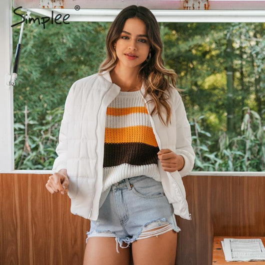 Chaqueta Acolchada Corta Slim Invierno Europa-América - Image 8
