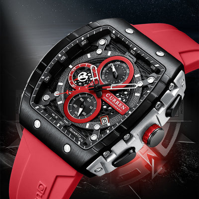 Reloj de Cuarzo para Hombre con Cronógrafo de Seis Funciones
