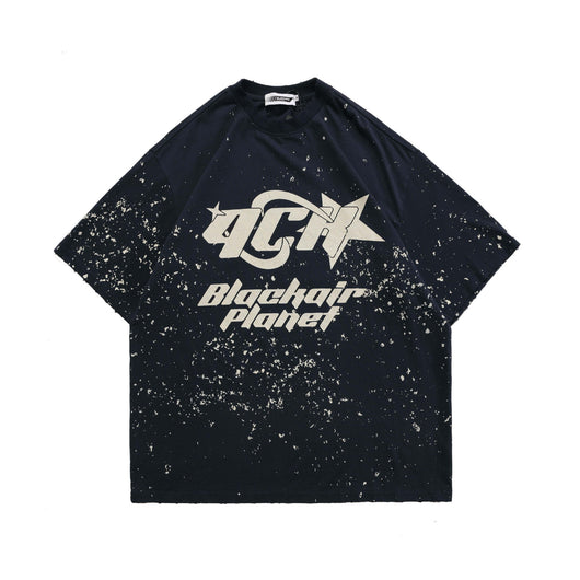 Camiseta Estampado Ink Splash Tendencia Urbana - Image 6